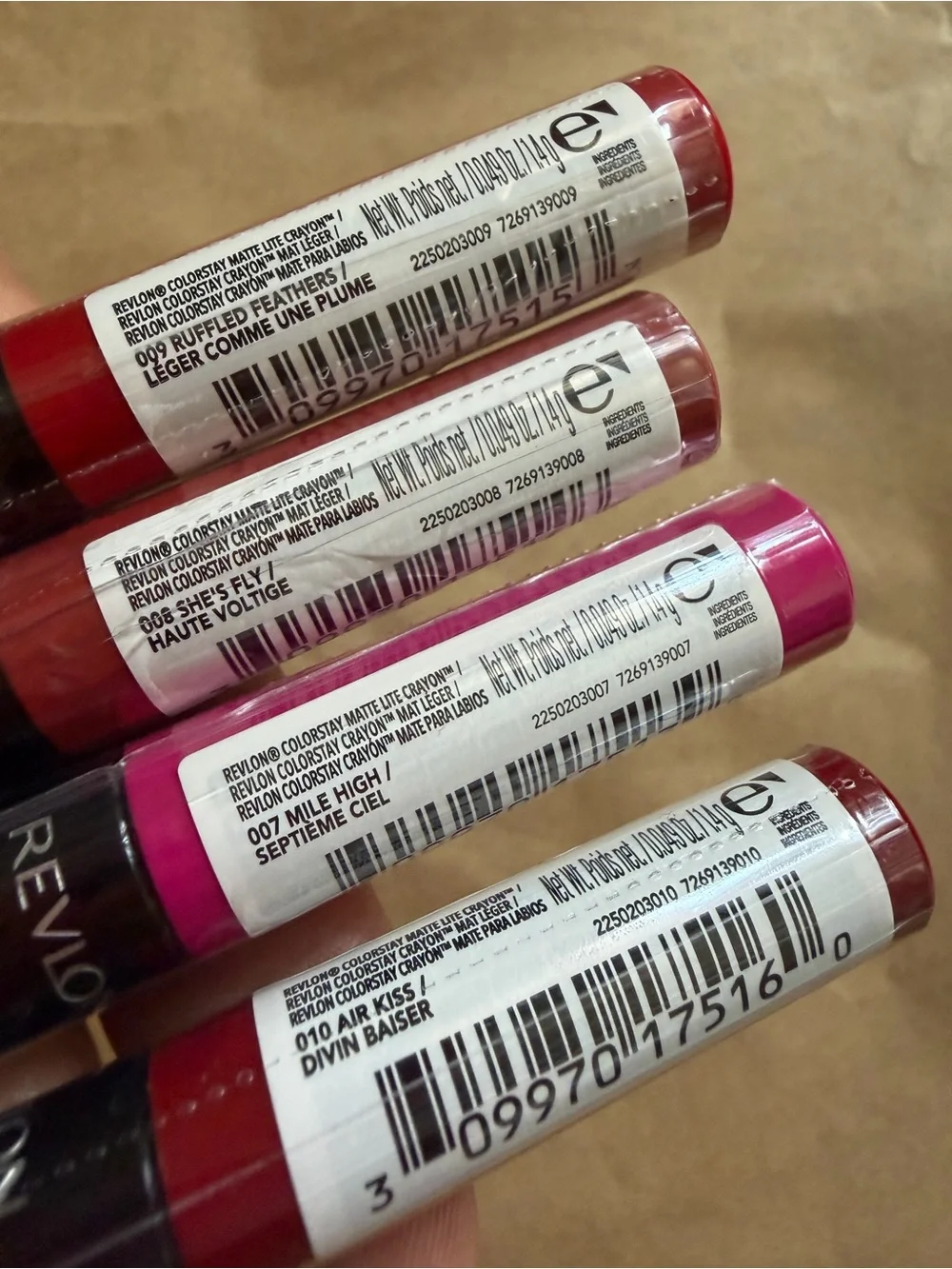 New Revlon ColorStay Matte Crayon Lipstick Set — Red & Bright Pink - Picture 4 of 4